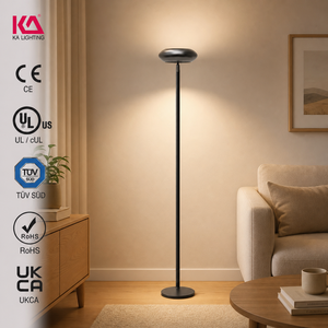 Lampe sur pied intelligente 3 zones 180 cm RGBIC à intensité variable, éclairage vers le haut, éclairage central, éclairage vers le bas pour la maison, le bureau, la salle de jeux, la soirée cinéma - Product Image 3