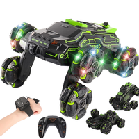 Voiture de course RC à 6 roues MST Toys, voiture de drift, télécommande à geste manuel rotative à 360 degrés avec lumière, musique et pulvérisation pour enfants