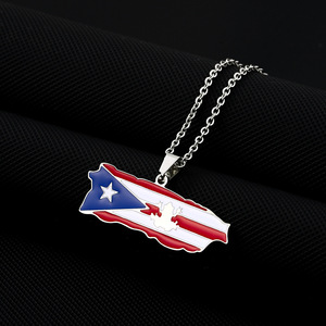 Collar con Colgante <span class=keywords><strong>de</strong></span> Rana <span class=keywords><strong>de</strong></span> <span class=keywords><strong>Puerto</strong></span> <span class=keywords><strong>Rico</strong></span>, Cadena <span class=keywords><strong>de</strong></span> Eslabones <span class=keywords><strong>de</strong></span> Acero Inoxidable Chapado en <span class=keywords><strong>Oro</strong></span> con Efecto <span class=keywords><strong>de</strong></span> Goteo <span class=keywords><strong>de</strong></span> Aceite, Estilo Vintage, <span class=keywords><strong>para</strong></span> <span class=keywords><strong>Hombre</strong></span> y Mujer - Product Image 3