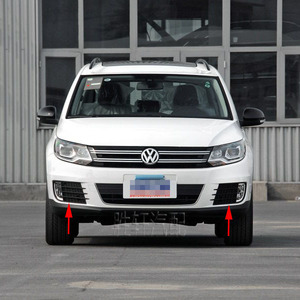 Biseles para Faros Antiniebla de Volkswagen Tiguan 2013-2017, Cubiertas de Rejilla de Parachoques Delantero de Plástico ABS, Izquierdo y Derecho - Product Image 5