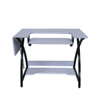 Table inclinable multifonctionnelle moderne Bureaux d'ordinateur domestiques Table de travail pliable Bureau de couture
