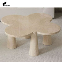 Tostone élégant naturel Verde Alpi carré vert Table basse en marbre pour chambre à la mode maison appartement décoration intérieure