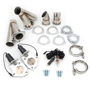Interruptor manual extraíble corte doble escape eléctrico Catback <span class=keywords><strong>Down</strong></span> tubo de escape válvula de derivación rendimiento acero inoxidable - Product Image 3