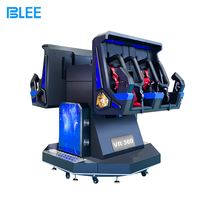 Máquina de juego de cine interactivo de 360 grados 9D VR Comercial 2 asientos Juego de realidad virtual Simulador de juego de realidad virtual para parque temático VR