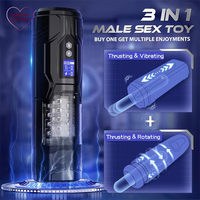Niusida Masturbateur Masculin avec Modes de Poussée, Rotation et Vibration, Jouet Sexuel pour Adultes, Stroker pour Hommes, Machine Sexuelle, Jouets Sexuels pour Hommes