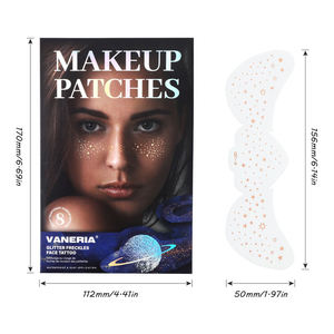 Tatuaje Temporal Personalizado <span class=keywords><strong>con</strong></span> Diseño de Pecas Doradas, <span class=keywords><strong>Tatuajes</strong></span> Metálicos para Maquillaje Facial, Tatuaje Flash Impermeable para <span class=keywords><strong>Mujeres</strong></span>, Marca Privada - Product Image 6