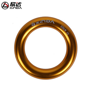 คาราบิเนอร์อะลูมิเนียมอัลลอยด์ Xinda รับน้ำหนักได้ 22kN สำหรับปีนเขา ปีนต้นไม้ ใช้กับเชือก อุปกรณ์นิรภัยอเนกประสงค์ - Product Image 3