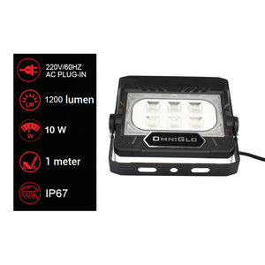 3000 lm Réglable AC Plug-in LED Work Light Flood Task Light avec 3M Câble pour Atelier Réparation Construction <span class=keywords><strong>Garage</strong></span> Utilisation Extérieure - Product Image 1