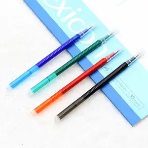 0.7mm 0.5mm gel ink refills friction erasable pen refill for school office