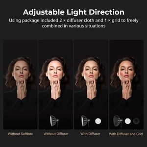 SmallRig 35 "/ 90 centímetros Softbox LA-O90 Quick Release Octagon Softbox Soft <span class=keywords><strong>Box</strong></span> para Bowens Mount - 4633 - Product Image 5