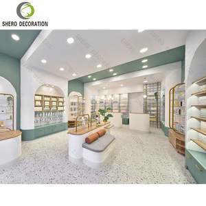 Étagères modernes de pharmacie de vitrine cosmétique personnalisable pour la conception intérieure de magasin de pharmacie - Product Image 4