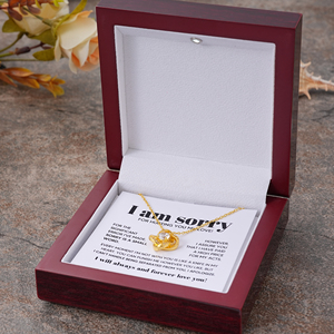 สร้อยคอจี้เงินรูปปมรักแบบคลาสสิก พร้อมการ์ดข้อความส่วนตัว ของขวัญขอโทษ ขอให้อภัย ปรองดอง - Product Image 4