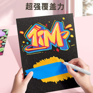 Venta al por mayor <span class=keywords><strong>de</strong></span> bolígrafos <span class=keywords><strong>de</strong></span> pintura acrílicos opacos y apilables a base <span class=keywords><strong>de</strong></span> agua para niños y estudiantes - Product Image 3