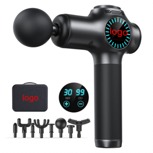 Nuevas tendencias Producto Fuerte Potencia 99 Velocidad Masajeador de músculos corporales eléctrico Pistola de masaje de percusión vibratoria Masajeador corporal - Product Image 2