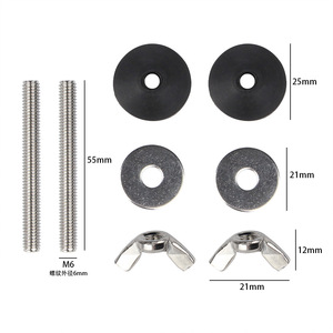 Vis de fixation pour réservoir de toilettes Aojiele, en acier inoxydable 304, tiges filetées coniques, accessoires de salle de bain - Product Image 2