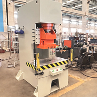100T Präzisions-Einarm-Richtpresse CNC Hydraulische Presse PLC Motorpumpe 7,5KW Pulverkompaktierung Automobil-Stanzmaschine