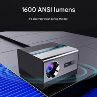 Projecteur Android H50 4K pour cinéma maison, projecteur intelligent avec WIFI 6 et haut-parleur stéréo HIFI