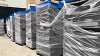 Boîte de palette en plastique industriel grands lots conteneurs de stockage