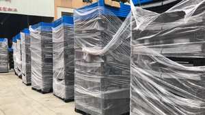 Boîte de palette en <span class=keywords><strong>plastique</strong></span> industriel grands lots conteneurs de stockage - Product Image 4