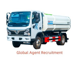 Camion à ordures Dongfeng 5 tonnes, camion à ordures à chargement latéral 5m3 à Tuvalu - Product Image 6