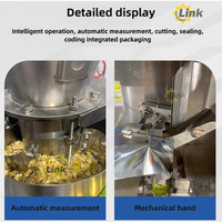 Machine à emballer les sachets de thé à grande vitesse 60 sachets/min, machine d'emballage automatique de sachets de thé, machine d'emballage de sachets de thé à petite échelle pour les petites entreprises