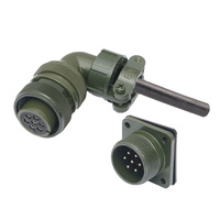Connecteur circulaire à raccord fileté Mil-C-5015 16S 2/3/4/5/7 broches, alimentation IP67 500V MS3100A MS3102A MS3106A MS3108A, prise et fiche