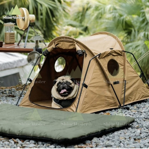 ShineMaster Portable Pop up Pet Tentes Maison, Toile Lavable Pet <span class=keywords><strong>Tipi</strong></span> Chien Chat <span class=keywords><strong>Lit</strong></span> Avec Tapis - Product Image 2
