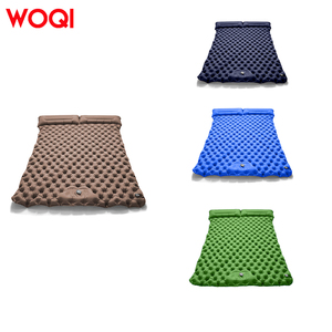 WOQI <span class=keywords><strong>Matelas</strong></span> gonflable portable 3D pour 2 personnes pour les campeurs <span class=keywords><strong>Matelas</strong></span> de <span class=keywords><strong>sol</strong></span> gonflable extérieur à remplissage d'air rapide - Product Image 2