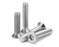 Vis à tête fraisée plate Torx antivol en acier inoxydable 304 M3 M4 M5 M6