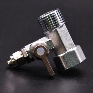Robinet à bille à trois voies pour purificateur d'eau, 1 entrée, en métal, commande manuelle, pour pièces de filtre à eau - Product Image 1