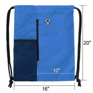 Promotional Polyester Waterproof <b>Drawstring</b> <b>Backpack</b> Sports <b>Drawstring</b> Promotional Bags - Product Image 3