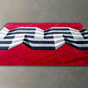 <span class=keywords><strong>Tapis</strong></span> matelassé à la main pour adultes, 1 pièce, décoration de maison, poils découpés, Design moderne, en laine, 100 - Product Image 2
