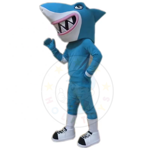 Costume de poisson <span class=keywords><strong>bleu</strong></span> / Costume de mascotte de <span class=keywords><strong>requin</strong></span> / Costumes de mascotte de cosplay Chine - Product Image 1