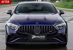 Pièces de carrosserie extérieures PHARRI pour Mercedes-Benz CLS W257 2018-2024, mise à niveau vers <span class=keywords><strong>CLS53</strong></span> avec calandre, diffuseur arrière et embouts d'échappement - Product Image 4
