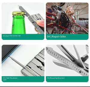 Outil EDC 25 en 1, pinces manuelles, couteau pliant, tournevis, outils multi-usages pour bricolage, survie en plein air, pinces multi-outils - Product Image 5