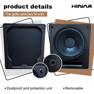 Système audio domestique de luxe, amplificateur de classe D 600 W avec caisson de basses actif de 10 pouces et 4 enceintes murales de 6,5 pouces - Product Image 1