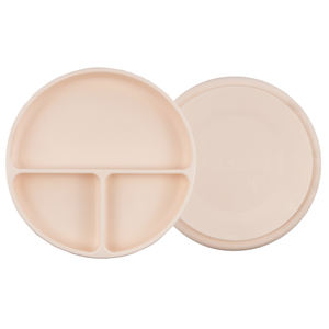 <span class=keywords><strong>Assiette</strong></span> d'alimentation souple antidérapante de qualité alimentaire pour enfants, plaque d'aspiration en silicone de nouvelle couleur, vente en gros - Product Image 1