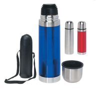 Bouteille d'eau en aluminium à rabat, ensemble de 100 pièces, flacon isolant, thermos, plus vendu