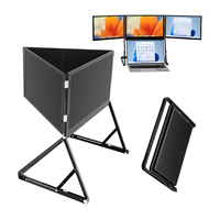 Écran portable triple 15,6 pouces TriCreate, moniteur triple portable 15,6 pouces IPS LED 1080P FHD pour ordinateur portable