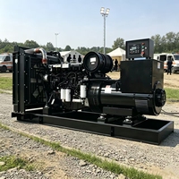 Groupe électrogène diesel Weichai à châssis ouvert 500 kVA 400 kW, 6 cylindres, 12,54 L, 720 A, triphasé 400 V, IP23, pour travaux extérieurs, construction et exploitation minière