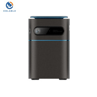 Projecteur DLP portable intelligent de poche Android Colable sans fil 480P LED pour cinéma maison avec batterie intégrée (1,5h) HIFI