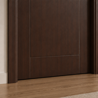 Ensemble de portes intérieures modernes en WPC avec cadre, étanche, anti-termites, en composite bois-plastique stratifié PVC pour appartement