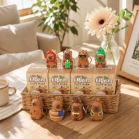 Boîte mystère Capybara, figurines tendance de dessins animés, cadeau d'anniversaire pour enfants