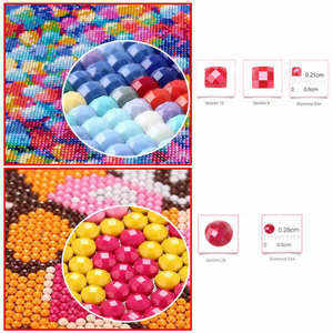 Kit de Pintura de Diamantes DIY Brillante Tamaño Personalizado W-053 para Decoración de Hogar de Lujo - Dama Elegante con Pendientes de Perlas, <span class=keywords><strong>Arte</strong></span> de Diamantes - Product Image 4