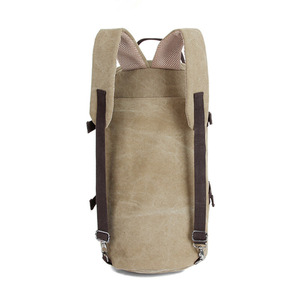 Custom Multipurpose Laptop <b>Backpack</b> <b>Men</b> Women Unisex Canvas <b>Leather</b> Travel Bag Laptop Notebook Diary College Office <b>Backpack</b> - Product Image 4
