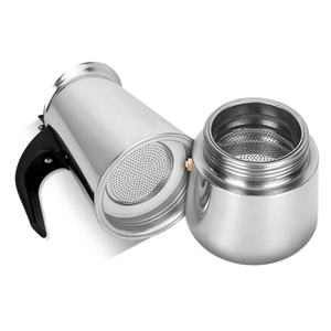 Venditori caldi 2025 450ml in acciaio inox classica macchina da caffè portatile fornelli caffettiera Espresso Moka Pot 2-9 tazze - Product Image 3