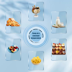 Thương mại ngự<span class=keywords><strong>c</strong></span> Tủ đông bánh bánh hiển thị tủ lạnh Showcase bánh Tủ đông hiển thị cho bánh sử dụng - Product Image 5