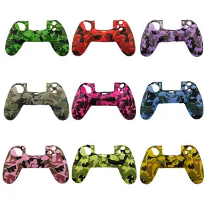 Gamepad Grip Silicone Protective Case for Ps4 Controller Case Wholesale Many Colors Pp Bag Package