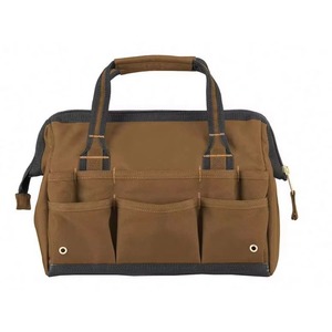 Échantillon gratuit, sac de rangement pour outils d'électricien, personnalisé avec logo, portable, robuste, durable, en polyester, grande ouverture large. - Product Image 3
