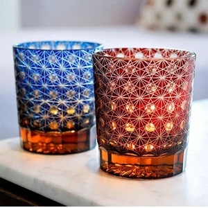 Nhật Bản Phong Cách Kiriko Khắc Pha Lê Thủy Tinh <span class=keywords><strong>Whisky</strong></span> Brandy Cup Cho Thanh Đám Cưới Hoặc Khách Sạn Sử Dụng - Product Image 1